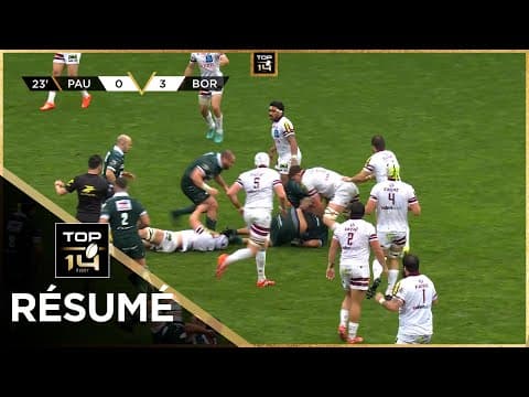 Section Paloise 22 - 26 Bordeaux Bègles