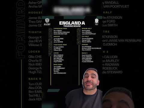ENGLAND A SQUAD!