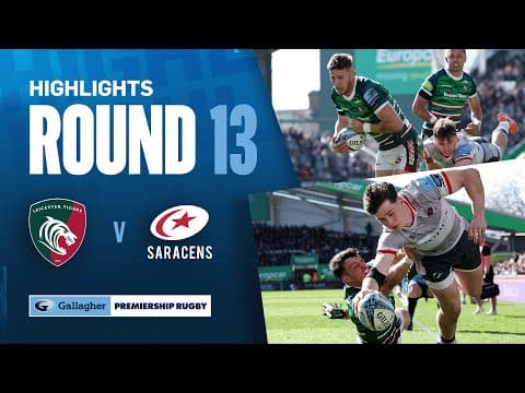 Leicester 22 - 29 Saracens