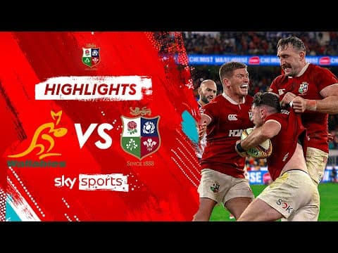 Australia vs British & Irish Lions Second Test | Highlights 🦁