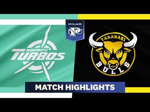 HIGHLIGHTS | Manawatu vs Taranaki