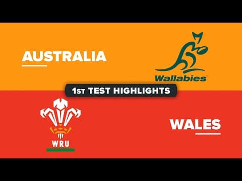 Australia 25 - 16 Wales