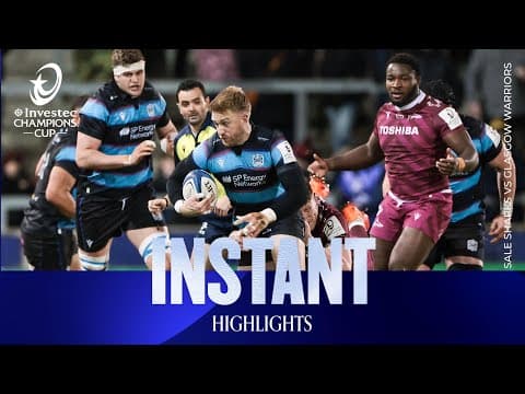 HIGHLIGHTS | Sale Sharks vs Glasgow Warriors