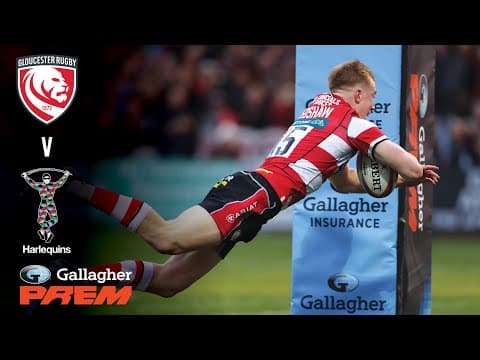 HIGHLIGHTS | Gloucester Rugby vs Harlequins