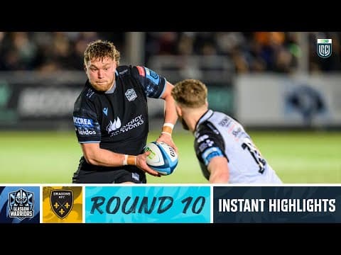 Glasgow Warriors v Dragons | Instant Highlights | Round 10 | URC 2023/24