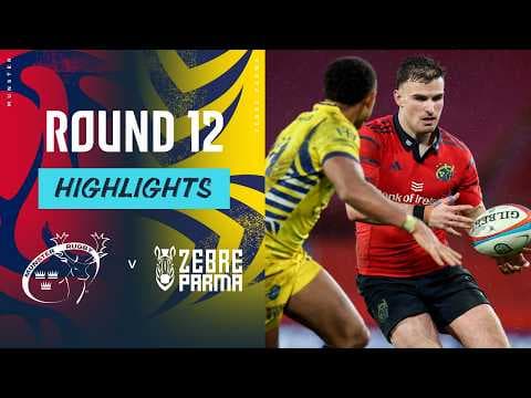 HIGHLIGHTS | Munster Rugby vs Zebre Rugby