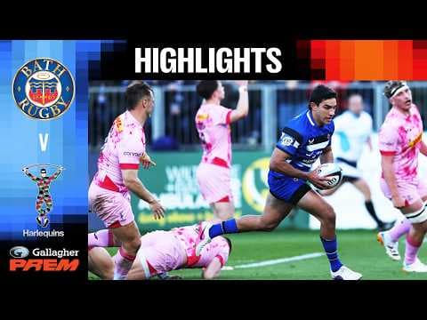 HIGHLIGHTS | Bath Rugby vs Harlequins